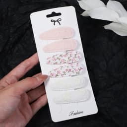 6pcs/set Kids Sequin BB Hair Clips Color Transparent Flowing Sand Bangs Hair Gripes Girl Cute Cartoon Baby Headwear Accessory