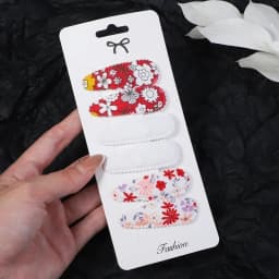 6pcs/set Kids Sequin BB Hair Clips Color Transparent Flowing Sand Bangs Hair Gripes Girl Cute Cartoon Baby Headwear Accessory