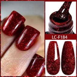 LILYCUTE 7ML Pink Glitter Nail Gel Polish Nude Natural Long Lasting Manicure Soak Off UV LED Nail Art Base Top Coat Gel Varnish