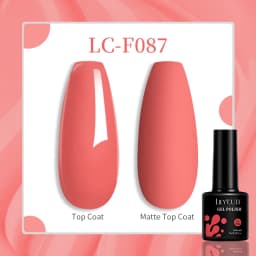 LILYCUTE 7ML Pink Glitter Nail Gel Polish Nude Natural Long Lasting Manicure Soak Off UV LED Nail Art Base Top Coat Gel Varnish
