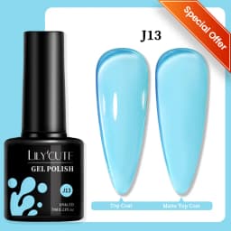 LILYCUTE 7ML Pink Glitter Nail Gel Polish Nude Natural Long Lasting Manicure Soak Off UV LED Nail Art Base Top Coat Gel Varnish