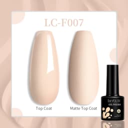 LILYCUTE 7ML Pink Glitter Nail Gel Polish Nude Natural Long Lasting Manicure Soak Off UV LED Nail Art Base Top Coat Gel Varnish
