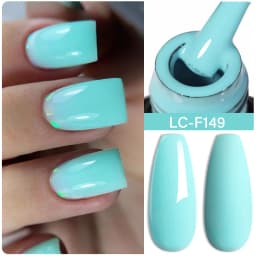 LILYCUTE 7ML Pink Glitter Nail Gel Polish Nude Natural Long Lasting Manicure Soak Off UV LED Nail Art Base Top Coat Gel Varnish