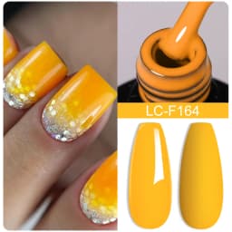 LILYCUTE 7ML Pink Glitter Nail Gel Polish Nude Natural Long Lasting Manicure Soak Off UV LED Nail Art Base Top Coat Gel Varnish