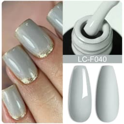 LILYCUTE 7ML Pink Glitter Nail Gel Polish Nude Natural Long Lasting Manicure Soak Off UV LED Nail Art Base Top Coat Gel Varnish