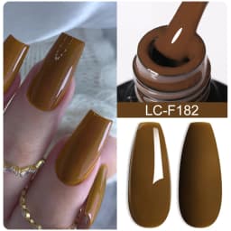 LILYCUTE 7ML Pink Glitter Nail Gel Polish Nude Natural Long Lasting Manicure Soak Off UV LED Nail Art Base Top Coat Gel Varnish