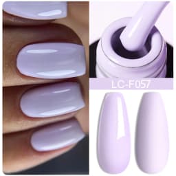 LILYCUTE 7ML Pink Glitter Nail Gel Polish Nude Natural Long Lasting Manicure Soak Off UV LED Nail Art Base Top Coat Gel Varnish