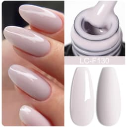 LILYCUTE 7ML Pink Glitter Nail Gel Polish Nude Natural Long Lasting Manicure Soak Off UV LED Nail Art Base Top Coat Gel Varnish
