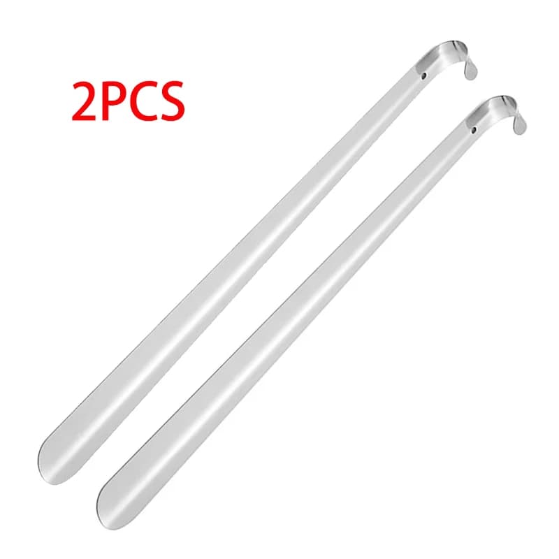 52cm Extra Long Shoe Horn Stainless Steel Silver Metal Shoes Remover Shoehorn Lifter Aid Slip Shoe Pull Tool Shoespooner