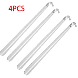 52cm Extra Long Shoe Horn Stainless Steel Silver Metal Shoes Remover Shoehorn Lifter Aid Slip Shoe Pull Tool Shoespooner