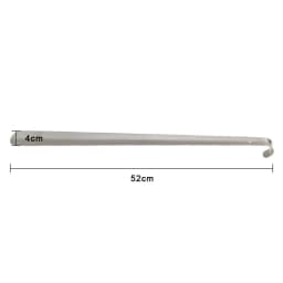 52cm Extra Long Shoe Horn Stainless Steel Silver Metal Shoes Remover Shoehorn Lifter Aid Slip Shoe Pull Tool Shoespooner