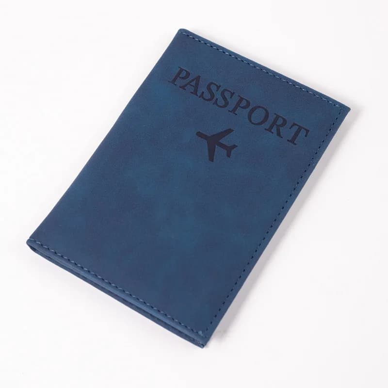 Airplane Passport Cover Case for Women Men Travel Passport Case Cute Passport Wallet Purse Girl Passport Holder