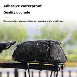 OFFBONDAGE Saddlebag Multifunctional Rack Bag Top Tube Bag Reflective Waterproof Handheld Large Capacity Adjustable Bicycle Bag