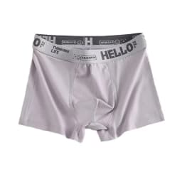 Men's Underwear Men's Wholesale Plus-Size Mid-Waist HELLO Letter Breathable Comfortable Cotton Teen Boxers