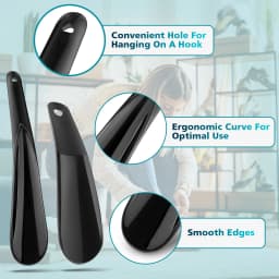 2pcs Plastic Shoe Horn Professional Kids Small Shoehorns Travel Shoe Horn portable lazy Mini Shoe Horns for Men Women shoe spoon