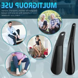 2pcs Plastic Shoe Horn Professional Kids Small Shoehorns Travel Shoe Horn portable lazy Mini Shoe Horns for Men Women shoe spoon