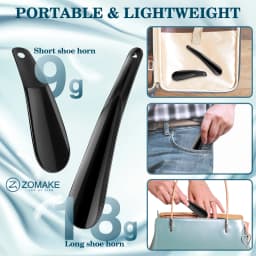 2pcs Plastic Shoe Horn Professional Kids Small Shoehorns Travel Shoe Horn portable lazy Mini Shoe Horns for Men Women shoe spoon