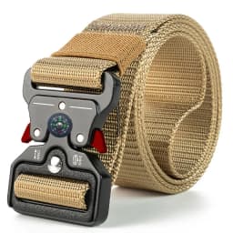 Compass Tactical Belt Quick Release Outdoor Belt Real Nylon Sports Accessories Men And Women Black Plastics Belt