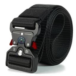 Compass Tactical Belt Quick Release Outdoor Belt Real Nylon Sports Accessories Men And Women Black Plastics Belt