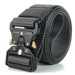 Compass Tactical Belt Quick Release Outdoor Belt Real Nylon Sports Accessories Men And Women Black Plastics Belt