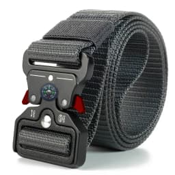Compass Tactical Belt Quick Release Outdoor Belt Real Nylon Sports Accessories Men And Women Black Plastics Belt