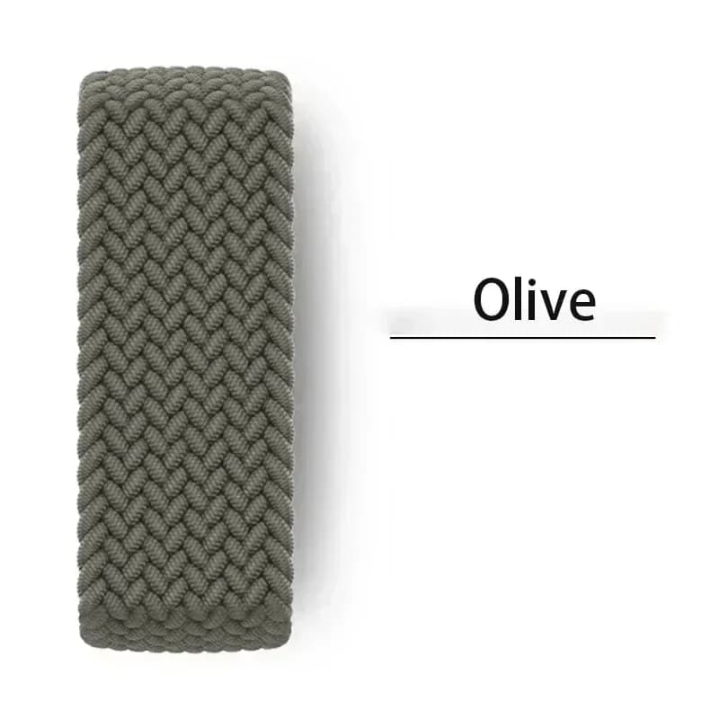 Braided Solo Strap For Apple Watch Band 45mm 49mm 44mm 42mm 41mm 40mm Nylon Correa Bracelet iWatch series 9 7 SE 6 8 5 Ultra 4 3