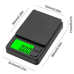 Precision Pocket Scale 1000g X 0.1g - Digital Gram, Food, Jewelry, Ounces/Grains Scale with Backlit LCD - Mini Scale for Travel