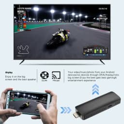 Q6 Android 10 TV Stick HDR Set Top OS 4K 1080P WiFi 6 2.4/5.8G Smart TV Sticks For Google YouTube NETFLIX Network Media Player