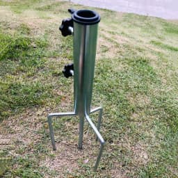 Beach Umbrella Anchor Metal Ground Holder Stand Sand Anchor Outdoor Base Detachable Sturdy Steel Garden Stakes Umbrella Holder