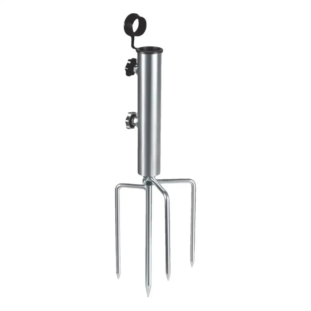 Beach Umbrella Anchor Metal Ground Holder Stand Sand Anchor Outdoor Base Detachable Sturdy Steel Garden Stakes Umbrella Holder