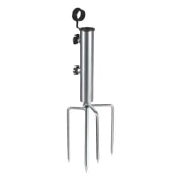 Beach Umbrella Anchor Metal Ground Holder Stand Sand Anchor Outdoor Base Detachable Sturdy Steel Garden Stakes Umbrella Holder