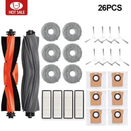 For Xiaomi Robot Vacuum X20 + / X20 Plus Dust Bag Mop Cloth Accessories Main Side Brush Hepa Filter Replacement Parts