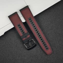 20mm 22mm Leather Strap for Samsung Galaxy Watch 7/6/5/4 40 44mm Gear Band Vintage Bracelet for Xiaomi Redmi Watch 3 Lite/Active