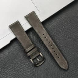 20mm 22mm Leather Strap for Samsung Galaxy Watch 7/6/5/4 40 44mm Gear Band Vintage Bracelet for Xiaomi Redmi Watch 3 Lite/Active