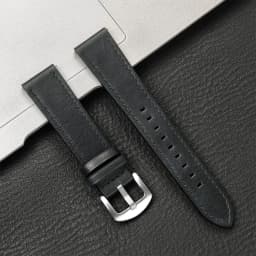 20mm 22mm Leather Strap for Samsung Galaxy Watch 7/6/5/4 40 44mm Gear Band Vintage Bracelet for Xiaomi Redmi Watch 3 Lite/Active
