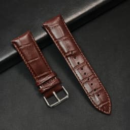 20mm 22mm Leather Strap for Samsung Galaxy Watch 7/6/5/4 40 44mm Gear Band Vintage Bracelet for Xiaomi Redmi Watch 3 Lite/Active