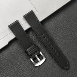 20mm 22mm Leather Strap for Samsung Galaxy Watch 7/6/5/4 40 44mm Gear Band Vintage Bracelet for Xiaomi Redmi Watch 3 Lite/Active