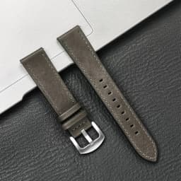20mm 22mm Leather Strap for Samsung Galaxy Watch 7/6/5/4 40 44mm Gear Band Vintage Bracelet for Xiaomi Redmi Watch 3 Lite/Active