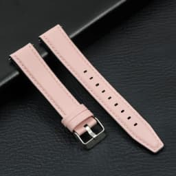 20mm 22mm Leather Strap for Samsung Galaxy Watch 7/6/5/4 40 44mm Gear Band Vintage Bracelet for Xiaomi Redmi Watch 3 Lite/Active