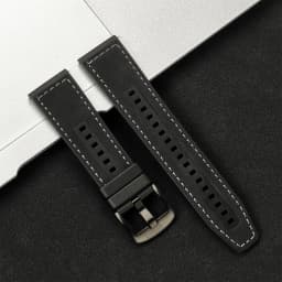 20mm 22mm Leather Strap for Samsung Galaxy Watch 7/6/5/4 40 44mm Gear Band Vintage Bracelet for Xiaomi Redmi Watch 3 Lite/Active