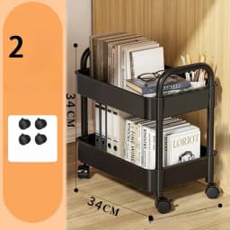 Household Multi-layer Small Cart Storage Rack Floor To Floor Kitchen Bedroom Bathroom Storage Rack Storage Rack With Wheels