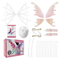 Moving luminous music elf butterfly wings back decoration Indoor/outdoor toy gift No delivery battery