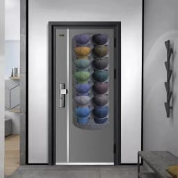 Felt Hat Organizer Storage Rack Wall Hat Storage Rack Door Hanging Baseball Cap Storage Bag Home Closet Neat Hat Rack