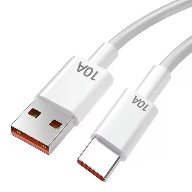 120W 10A USB Type C Super Fast Charging Cable For Huawei P40 P30 Honor Data Cord For Xiaomi Redmi 13 OnePlus POCO