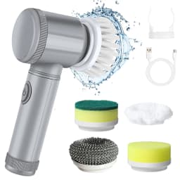 Xiaomi Electric Spin Scrubber With 5 Replaceable Brush Heads Power Electric Cleaning Brush Handheld Rechargeable Shower Scrubber