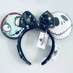 Disney Minnie Ear Headband For Women Disneyland Headband Mickey Adult/Child Ears Leather Plush Sequin Cosplay Girls Accessories