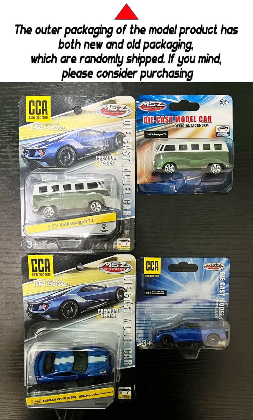 CCA MSZ 1:64 Volkswagen Audi Exquisite hanging model classic car static car model alloy die-casting car model collection gift