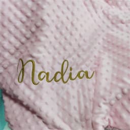 Personalized Baby Blanket with Name for Newborn Boys and Girls Custom Minky Fleece Toddler Crib Stroller Blanket Birthday Gift