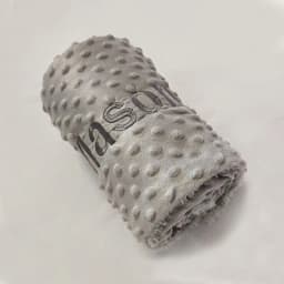 Personalized Baby Blanket with Name for Newborn Boys and Girls Custom Minky Fleece Toddler Crib Stroller Blanket Birthday Gift