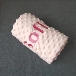 Personalized Baby Blanket with Name for Newborn Boys and Girls Custom Minky Fleece Toddler Crib Stroller Blanket Birthday Gift